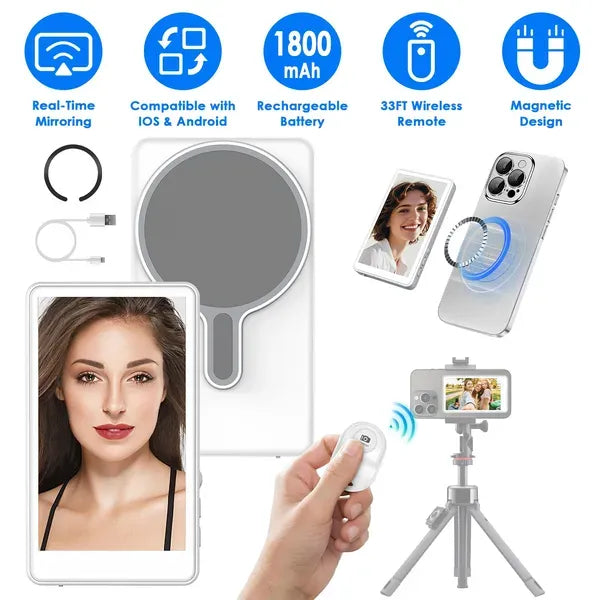 VlogFrame™ Pro — 4K Selfie Monitor
