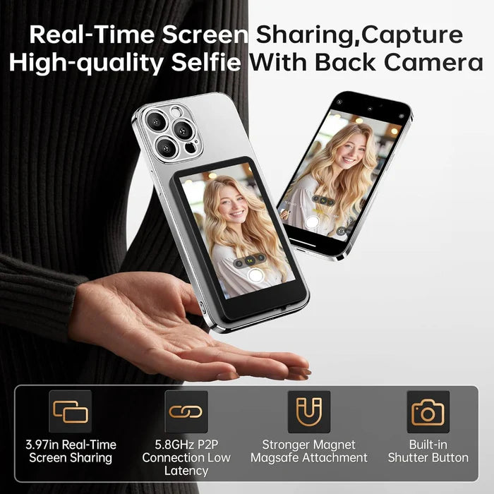 VlogFrame™ Pro — 4K Selfie Monitor